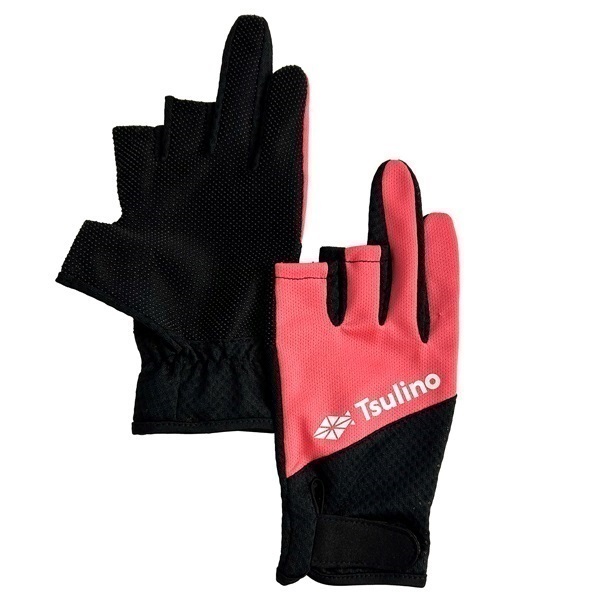 フィッシンググローブ3本カット【高い通気性/速乾性】(アプリコット-S)